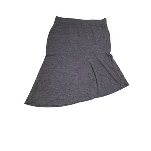 Jorge‎ Perez Womens 1X Brown Heathered High-Low Midi Skirt